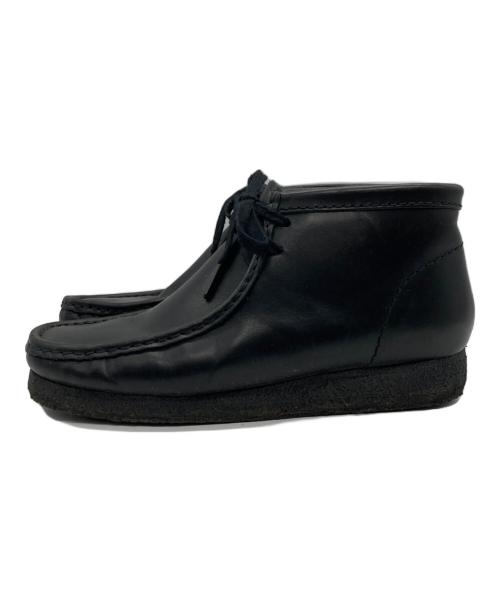 CLARKS（クラークス）CLARKS (クラークス) Wallabee BLACK LEATHER ブラック サイズ:26cmの古着・服飾アイテム
