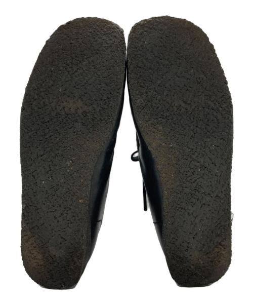 CLARKS（クラークス）CLARKS (クラークス) Wallabee BLACK LEATHER ブラック サイズ:26cmの古着・服飾アイテム