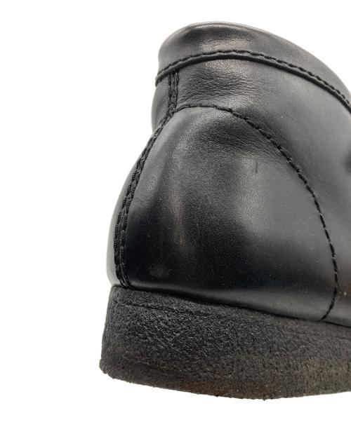 CLARKS（クラークス）CLARKS (クラークス) Wallabee BLACK LEATHER ブラック サイズ:26cmの古着・服飾アイテム