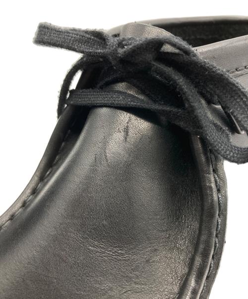 CLARKS（クラークス）CLARKS (クラークス) Wallabee BLACK LEATHER ブラック サイズ:26cmの古着・服飾アイテム