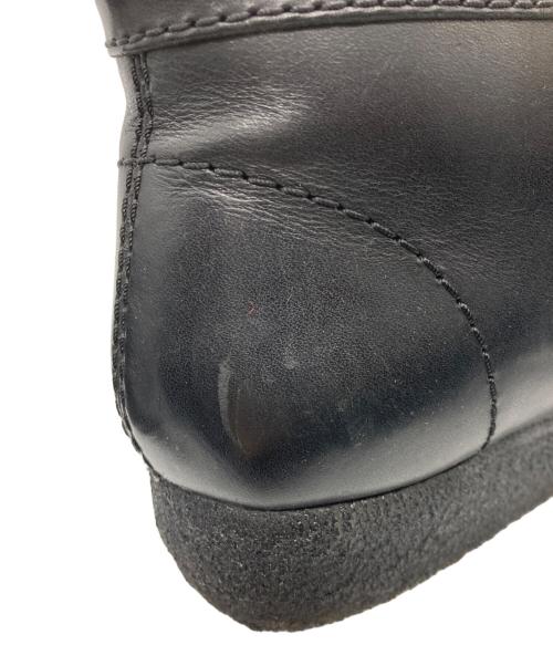 CLARKS（クラークス）CLARKS (クラークス) Wallabee BLACK LEATHER ブラック サイズ:26cmの古着・服飾アイテム