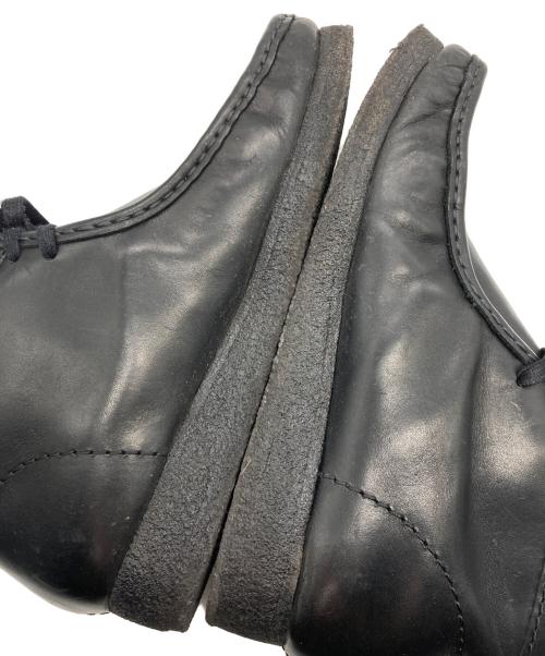 CLARKS（クラークス）CLARKS (クラークス) Wallabee BLACK LEATHER ブラック サイズ:26cmの古着・服飾アイテム