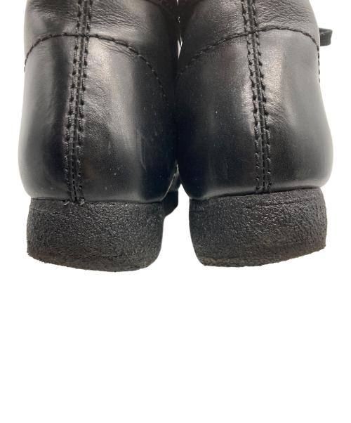 CLARKS（クラークス）CLARKS (クラークス) Wallabee BLACK LEATHER ブラック サイズ:26cmの古着・服飾アイテム