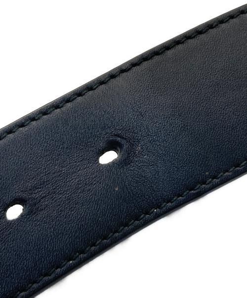 GUCCI（グッチ）GUCCI (グッチ) GGマーモントレザーベル ブラックの古着・服飾アイテム