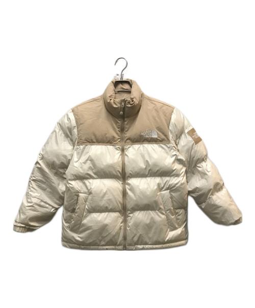 THE NORTH FACE（ザ ノース フェイス）THE NORTH FACE (ザ ノース フェイス) RVS NUPTSE ON BALL JACKET クリーム サイズ:150（キッズ）の古着・服飾アイテム
