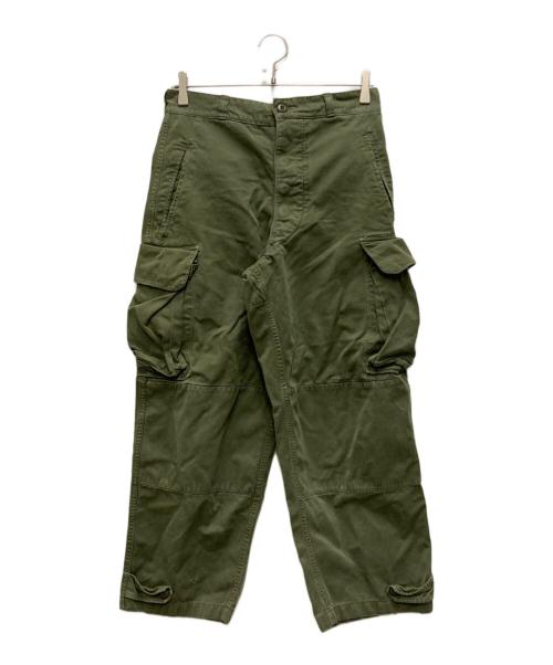 French Army（フランス軍）French Army (フランス軍) Ｍ-47後期型カーゴパンツ カーキ サイズ:76の古着・服飾アイテム