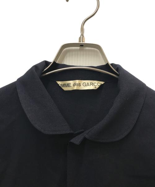 COMME des GARCONS（コムデギャルソン）COMME des GARCONS (コムデギャルソン) ウール丸襟シャツ ネイビー サイズ:Freeの古着・服飾アイテム