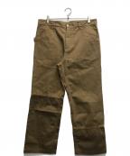 OAMCオーエーエムシー）の古着「切替ヘリンボーンワークパンツ」｜ベージュ