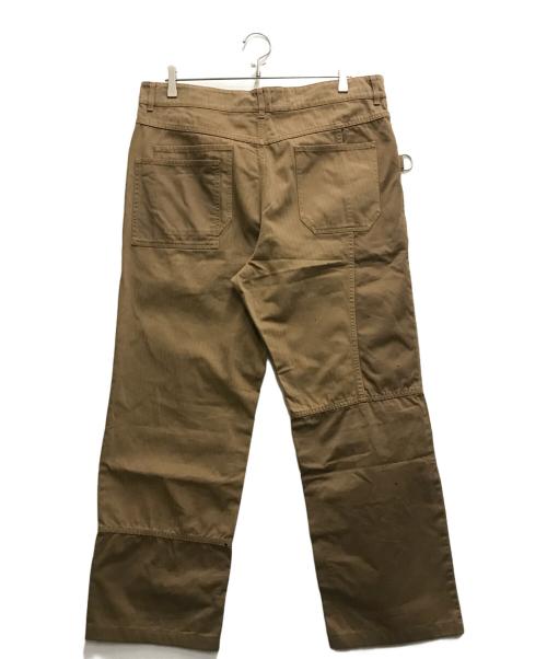 OAMC（オーエーエムシー）OAMC (オーエーエムシー) 切替ヘリンボーンワークパンツ ベージュ サイズ:83.5cm (W33)の古着・服飾アイテム