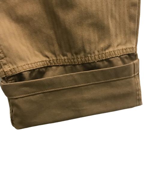 OAMC（オーエーエムシー）OAMC (オーエーエムシー) 切替ヘリンボーンワークパンツ ベージュ サイズ:83.5cm (W33)の古着・服飾アイテム