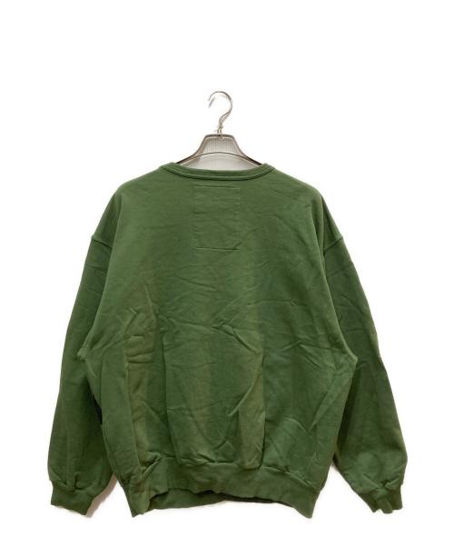 DRIES VAN NOTEN（ドリスヴァンノッテン）DRIES VAN NOTEN (ドリスヴァンノッテン) LEN LYE /パームツリースウェット グリーン サイズ:Mの古着・服飾アイテム