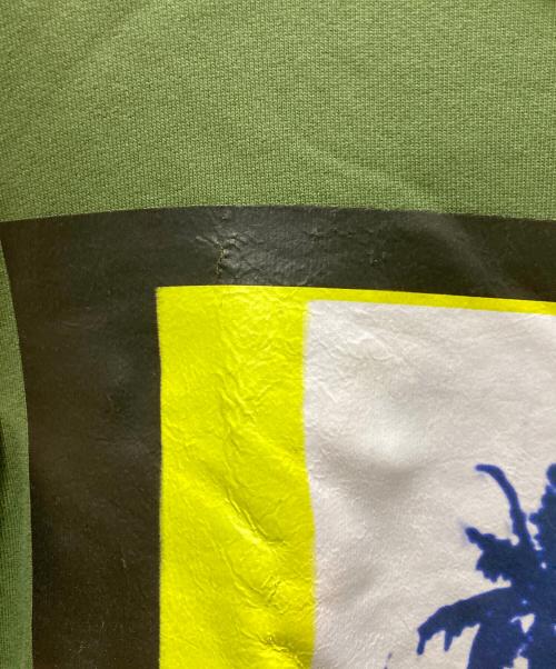 DRIES VAN NOTEN（ドリスヴァンノッテン）DRIES VAN NOTEN (ドリスヴァンノッテン) LEN LYE /パームツリースウェット グリーン サイズ:Mの古着・服飾アイテム