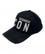DSQUARED2ディースクエアード）の古着「ICON CAP」｜ブラック