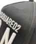 中古・古着 DSQUARED2 (ディースクエアード) ICON CAP ブラック：10000円