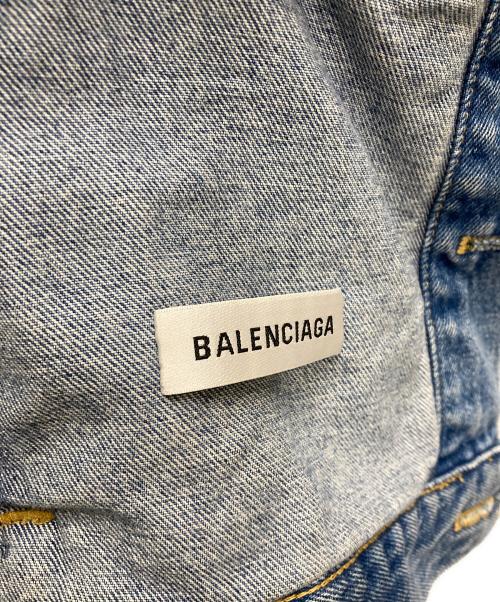 BALENCIAGA（バレンシアガ）BALENCIAGA (バレンシアガ) 16AW 再構築スウイングデニムジャケット インディゴ サイズ:44の古着・服飾アイテム