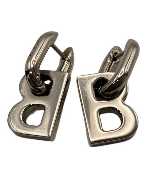 BALENCIAGA（バレンシアガ）BALENCIAGA (バレンシアガ) B CHAIN XS ピアス シルバーの古着・服飾アイテム