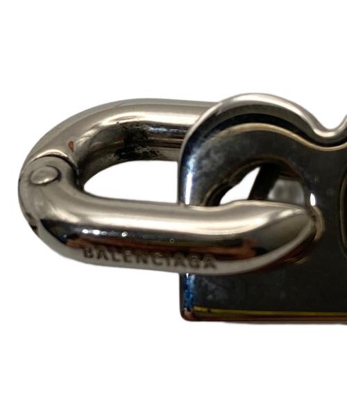 BALENCIAGA（バレンシアガ）BALENCIAGA (バレンシアガ) B CHAIN XS ピアス シルバーの古着・服飾アイテム