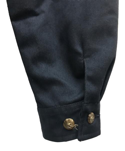 POLO RALPH LAUREN（ポロ・ラルフローレン）POLO RALPH LAUREN (ポロ・ラルフローレン) 90'S 襟コーデュロイスイングトップ ネイビー サイズ:Mの古着・服飾アイテム