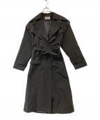 VIAVANDAヴィアヴァンダ）の古着「2WAYトレンチコート　VD201JK0303」｜ブラック