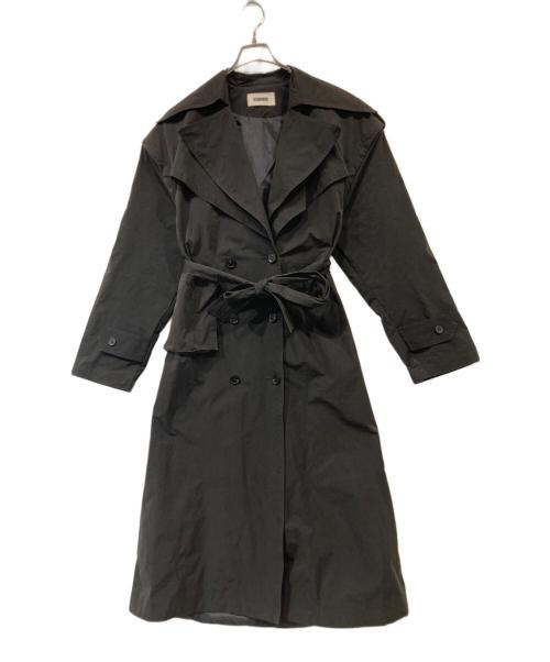 VIAVANDA（ヴィアヴァンダ）VIAVANDA (ヴィアヴァンダ) 2WAYトレンチコート　VD201JK0303 ブラック サイズ:FREEの古着・服飾アイテム