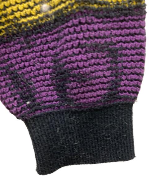 Hysteric Glamour（ヒステリックグラマー）Hysteric Glamour (ヒステリックグラマー) ボーダーセーター パープル サイズ:FREEの古着・服飾アイテム