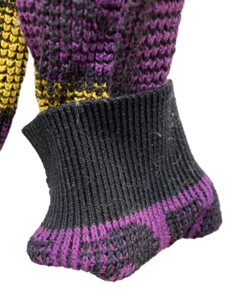 Hysteric Glamour（ヒステリックグラマー）Hysteric Glamour (ヒステリックグラマー) ボーダーセーター パープル サイズ:FREEの古着・服飾アイテム