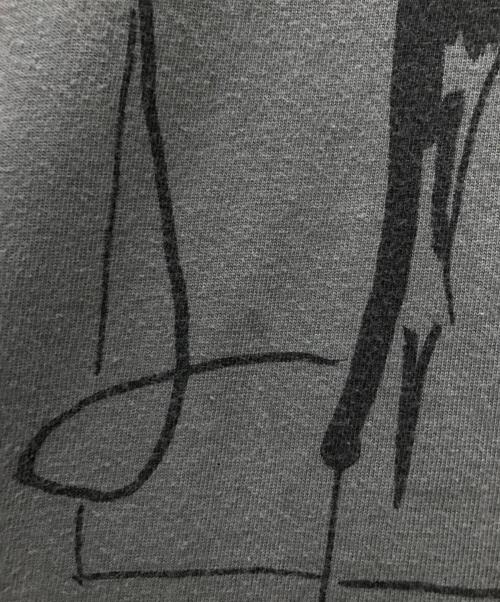 Hysteric Glamour（ヒステリックグラマー）Hysteric Glamour (ヒステリックグラマー) SIENA BARNES/HYSTERIC DOMINATION Tシャツ グレー サイズ:Lの古着・服飾アイテム