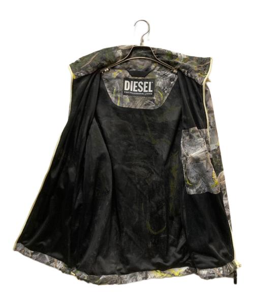 DIESEL（ディーゼル）DIESEL (ディーゼル) J-WARREL-PRINT JACKET グレー サイズ:42の古着・服飾アイテム