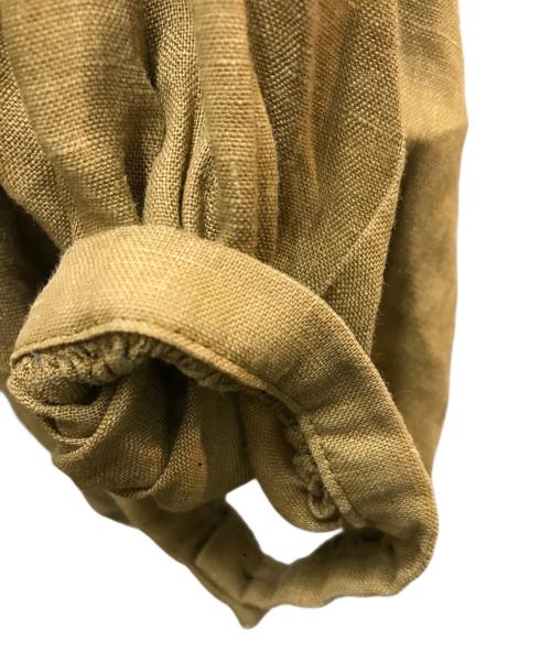 Hug O'War（ハグオーワー）Hug O'War (ハグオーワー) リネンワンピース ブラウン サイズ:Sの古着・服飾アイテム