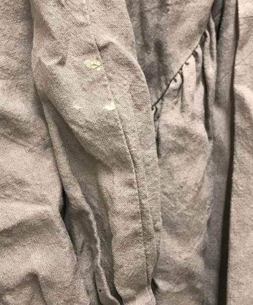 CLOTH&CROSS（クロスアンドクロス）CLOTH&CROSS (クロスアンドクロス) リネンギャザーワンピース ピンク サイズ:Mの古着・服飾アイテム