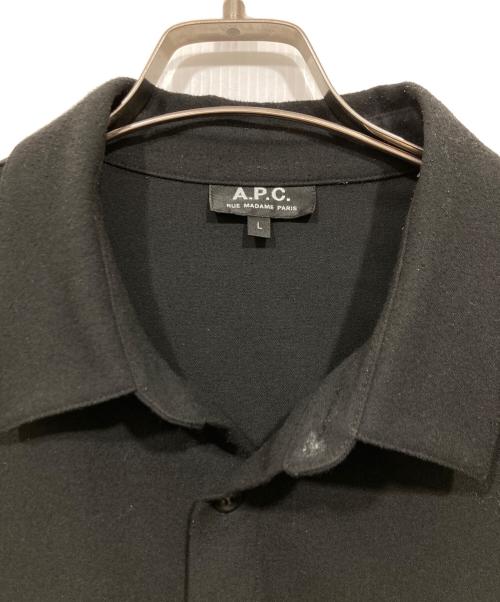 A.P.C.（アーペーセー）A.P.C. (アーペーセー) シャツ ブラック サイズ:Ｌの古着・服飾アイテム