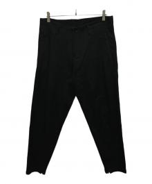 Yohji Yamamoto pour homme（ヨウジヤマモト プールオム）の古着「テーパードサルエルデニム」｜ブラック