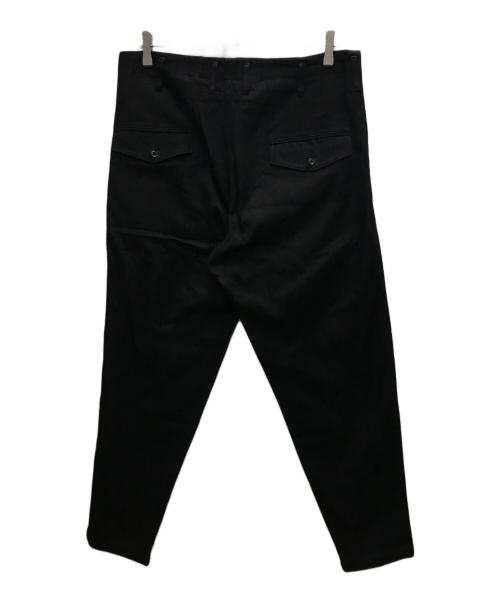 Yohji Yamamoto pour homme（ヨウジヤマモト プールオム）Yohji Yamamoto pour homme (ヨウジヤマモト プールオム) テーパードサルエルデニム ブラック サイズ:2の古着・服飾アイテム
