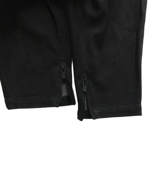 Yohji Yamamoto pour homme（ヨウジヤマモト プールオム）Yohji Yamamoto pour homme (ヨウジヤマモト プールオム) テーパードサルエルデニム ブラック サイズ:2の古着・服飾アイテム