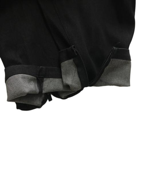 Yohji Yamamoto pour homme（ヨウジヤマモト プールオム）Yohji Yamamoto pour homme (ヨウジヤマモト プールオム) テーパードサルエルデニム ブラック サイズ:2の古着・服飾アイテム