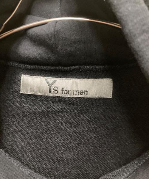 Y's for men（ワイズフォーメン）Y'S for men (ワイズフォーメン) LOGO HOODIE ブラック サイズ:3の古着・服飾アイテム