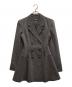 MELT THE LADY（メルトザレディ）の古着「thick belt jacket onepiece」｜グレー