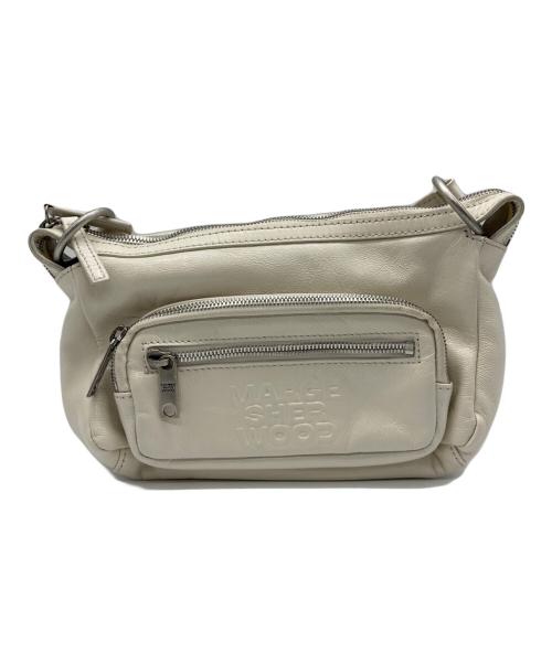 MARGESHERWOOD（マージシャーウッド）MARGESHERWOOD (マージシャーウッド) OUTPOCKET HOBO MINI アイボリーの古着・服飾アイテム