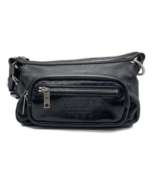 MARGESHERWOOD（マージシャーウッド）MARGESHERWOOD (マージシャーウッド) 2WAYミニバッグ ブラックの古着・服飾アイテム