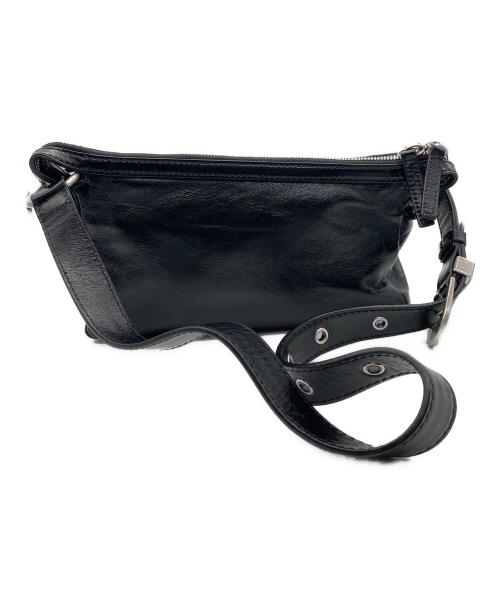 MARGESHERWOOD（マージシャーウッド）MARGESHERWOOD (マージシャーウッド) 2WAYミニバッグ ブラックの古着・服飾アイテム