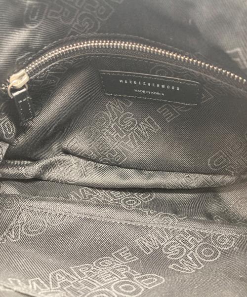 MARGESHERWOOD（マージシャーウッド）MARGESHERWOOD (マージシャーウッド) 2WAYミニバッグ ブラックの古着・服飾アイテム