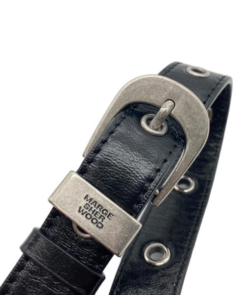 MARGESHERWOOD（マージシャーウッド）MARGESHERWOOD (マージシャーウッド) 2WAYミニバッグ ブラックの古着・服飾アイテム