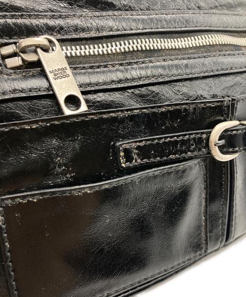 MARGESHERWOOD（マージシャーウッド）MARGESHERWOOD (マージシャーウッド) OUTPOCKETSHOULDER ブラックの古着・服飾アイテム