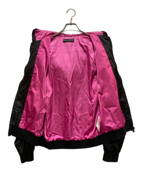 DOLCE & GABBANA（ドルチェ＆ガッバーナ）DOLCE & GABBANA (ドルチェ＆ガッバーナ) ナイロンジャケット ブラック サイズ:48の古着・服飾アイテム