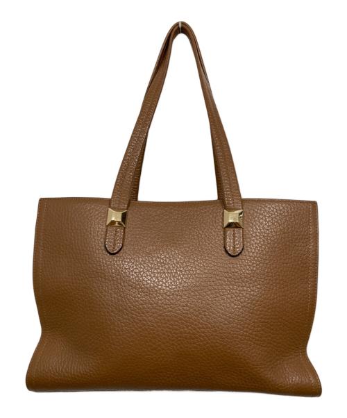 FURLA（フルラ）FURLA (フルラ) レザートートバッグ ブラウンの古着・服飾アイテム