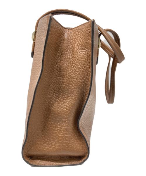 FURLA（フルラ）FURLA (フルラ) レザートートバッグ ブラウンの古着・服飾アイテム