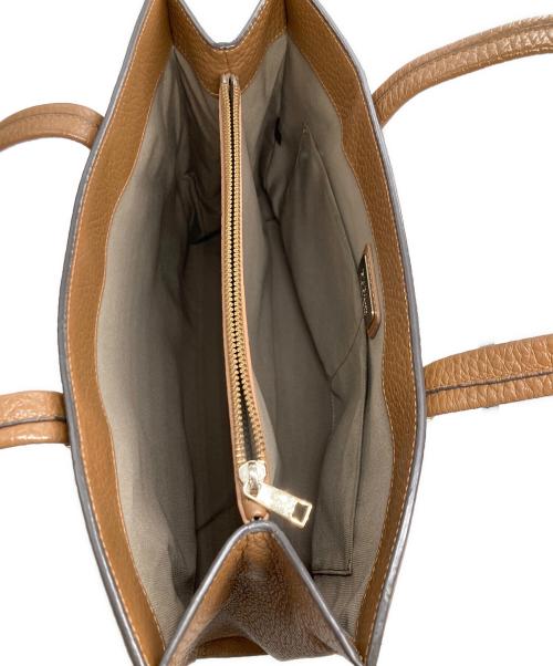 FURLA（フルラ）FURLA (フルラ) レザートートバッグ ブラウンの古着・服飾アイテム