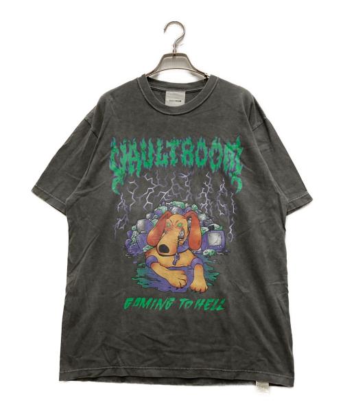 VAULTROOM（ボルトルーム）VAULTROOM (ボルトルーム) GAMING TO HELL Tシャツ グレー サイズ:Lの古着・服飾アイテム