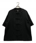 bukhtブフト）の古着「チャイナシャツ」｜ブラック