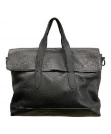 COACH（コーチ）の古着「ブリーフレザーバック」｜ブラック